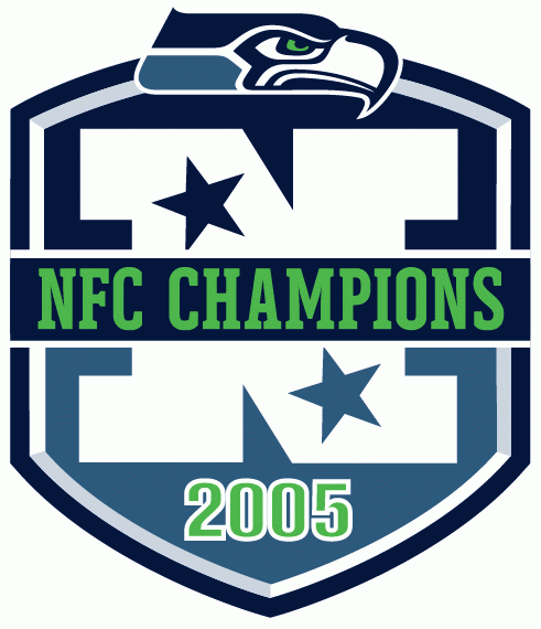 Seattle Seahawks 2005 Champion Logo iron on paper